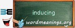 WordMeaning blackboard for inducing